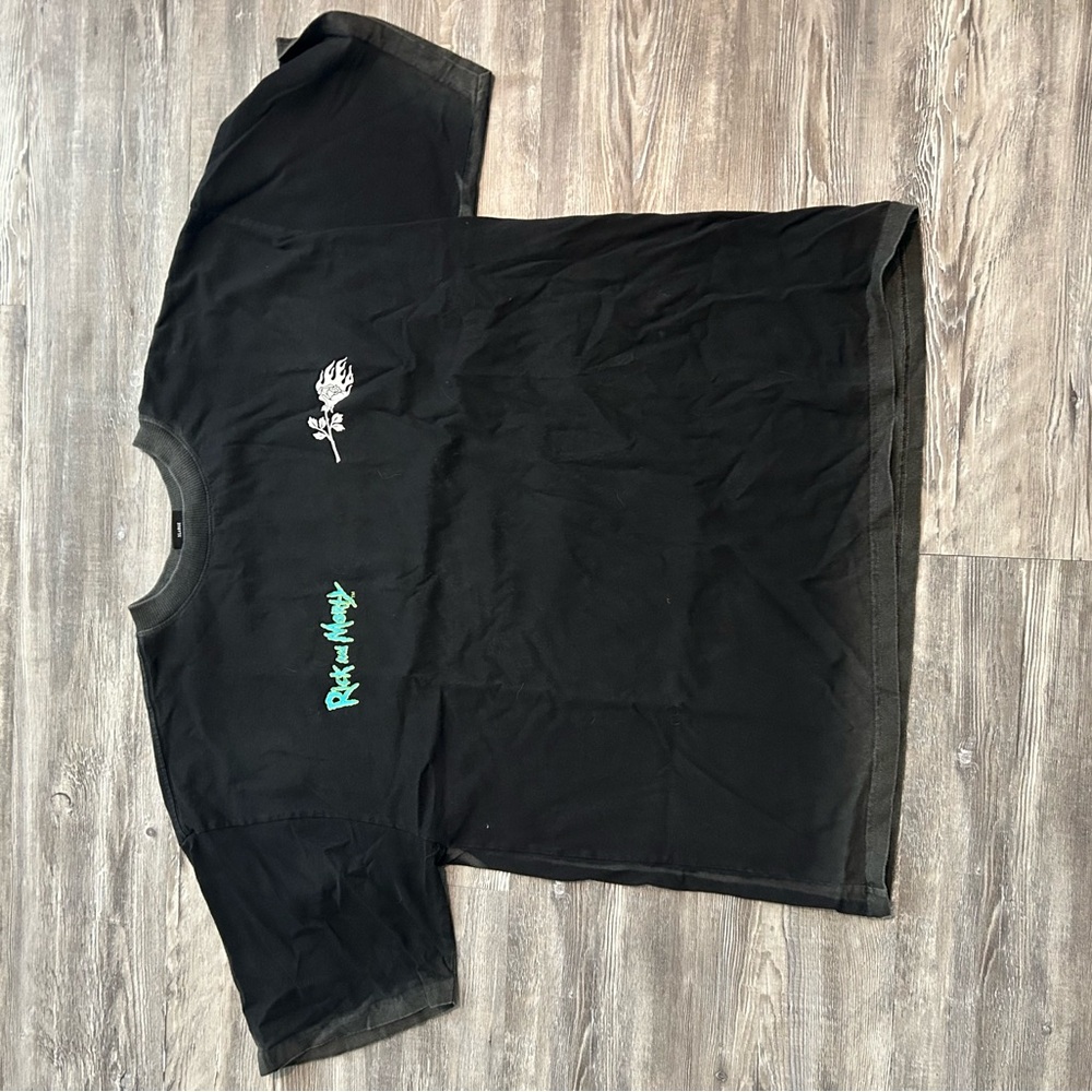 Civil Regime Rick and Morty Black Graphic Tee